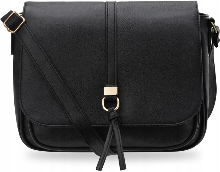 Piękna Torebka Damska Na Ramię Listonoszka A5 Skóra Pasek Miejska Torba