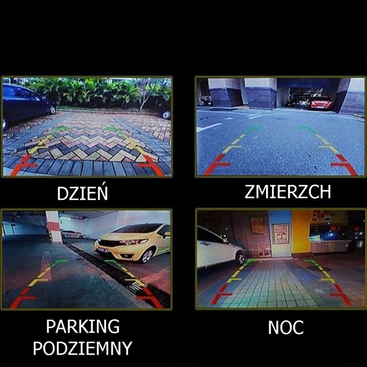 Mini kamera cofania, parkowania wodoodporna 140st