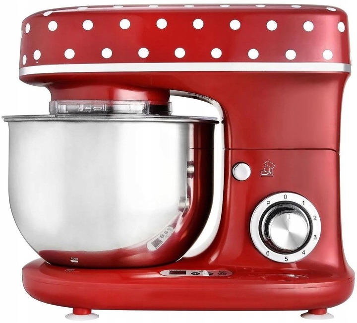 ROBOT PLANETARNY MIKSER KALORIK PODGRZEWANA MISA 5L 1400W-2500W RETRO LED