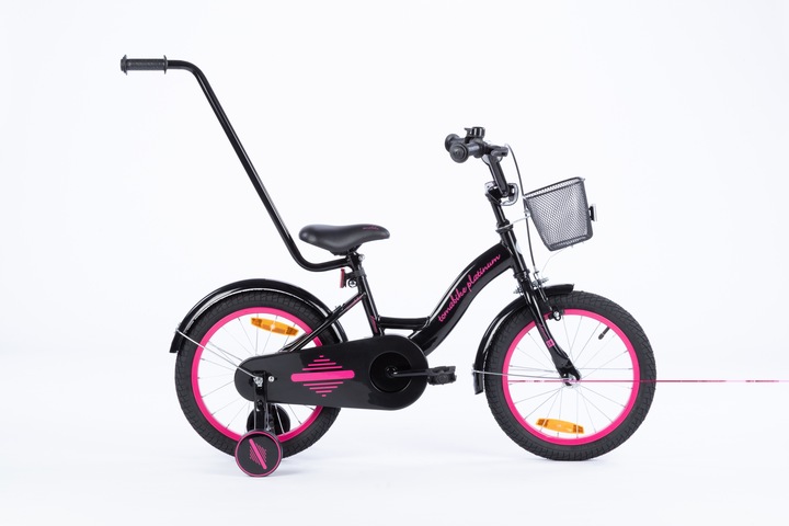 rower rowerek TOMABIKE 16 cali Platinum prowadnik
