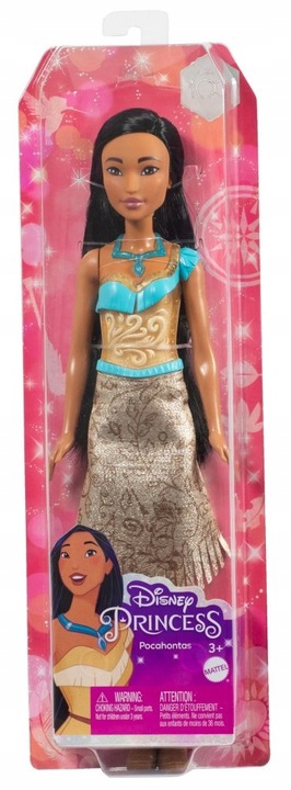 Lalka Disney Princess Księżniczka Pocahontas 28 cm w błyszczącej Sukience