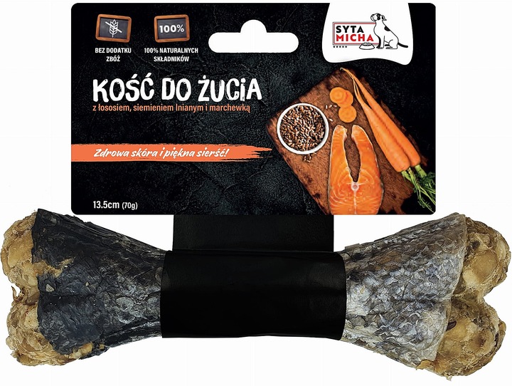 Syta Micha Kość do żucia dla Psa Mix Smaków 13,5 cm 8 szt.