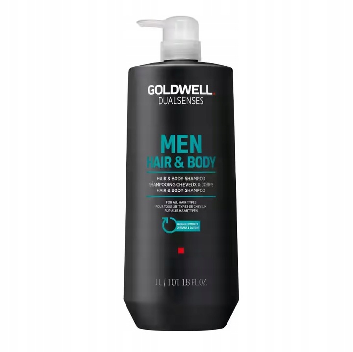GOLDWELL Men szampon do włosów i ciała 1000ml