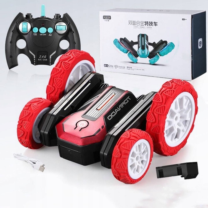 SAMOCHÓD TWISTER KASKADER AUTO RC ZDALNIE STEROWANY GESTAMI PILOT 360 USB