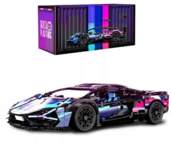 Lamborghini Model 1:14 1314 elementów Klocki konstrukcyjne Cyberpunk