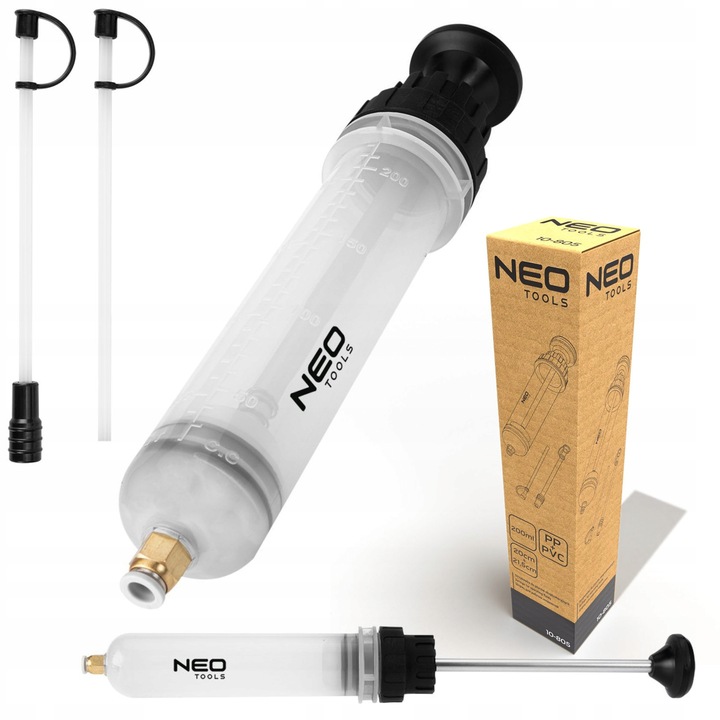 STRZYKAWKA ODSYSARKA OLEJU PŁYN HAMULCOWY PALIWO 200ML WYSYSARKA RĘCZNA NEO