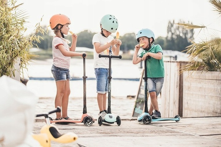 Kask dla dzieci SCOOTANDRIDE 3+ S-M - Kiwi