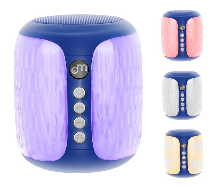 GŁOŚNIK BLUETOOTH BEZPRZEWODOWY LAMPKA LED KOLORY