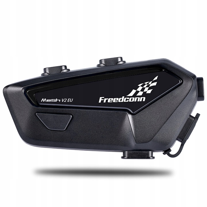 INTERKOM MOTOCYKLOWY FREEDCONN FX PRO V2 EU TRYB MESH 6 OSÓB DŹWIĘK HI-RES