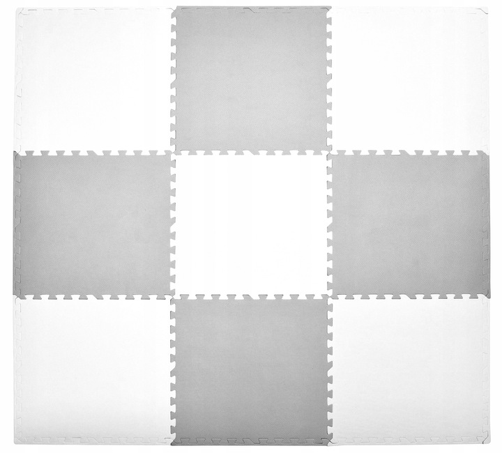 DUŻE PUZZLE PIANKOWE MATA PIANKOWA 180x180 9 SZT.