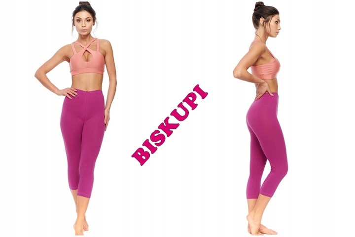 LEGGINSY GETRY 3/4 BAWEŁNIANE MIX KOLORÓW 4XL