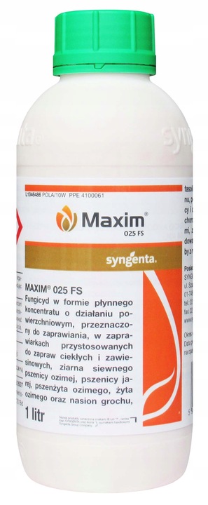 Maxim 025 FS 1L SYNGENTA - zaprawa do nasion o szerokim zastosowaniu