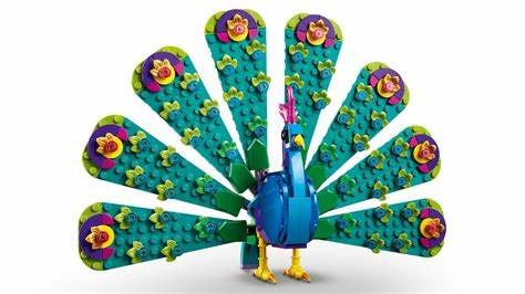 KLOCKI LEGO CREATOR 31157 Egzotyczny Paw 3w1 Motyl Ważka