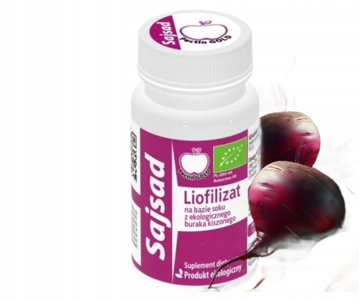 Liofilizat soku z ekologicznego BURAKA KISZONEGO PROBIOTYK Sajsad 60 kaps