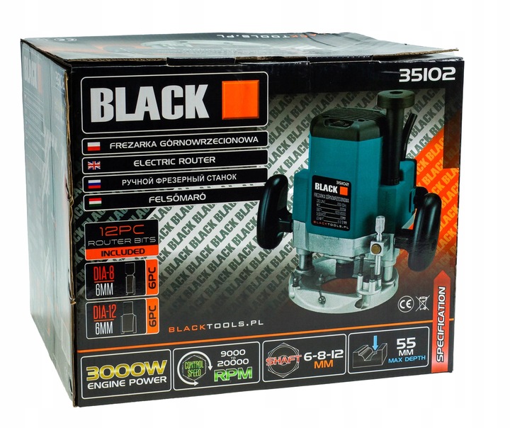 FREZARKA GÓRNOWRZECIONOWA DO DREWNA RĘCZNA UNIWERSALNA DO KRAWĘDZI FREZY