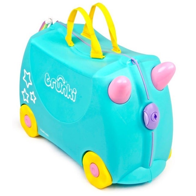 TRUNKI JEŻDŻĄCA WALIZECZKA JEŹDZIK 2w1 WALIZKA DLA DZIECKA