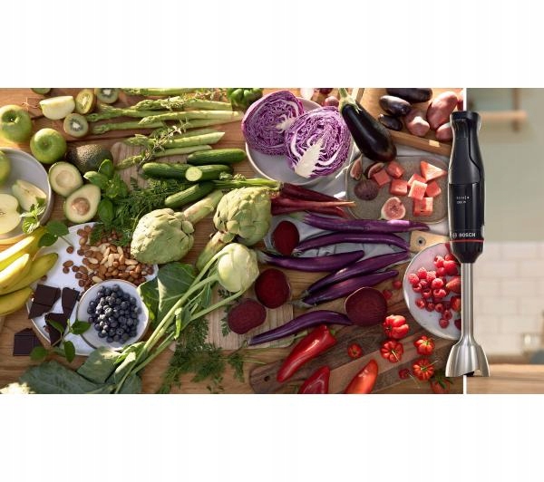Blender ręczny Bosch MSM4B621 1000W + Rozdrabniacz + Końcówka do ubijania