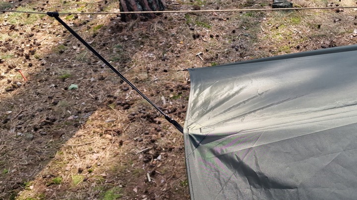 Płachta biwakowa BUSHMEN EASY Tarp 4x3m