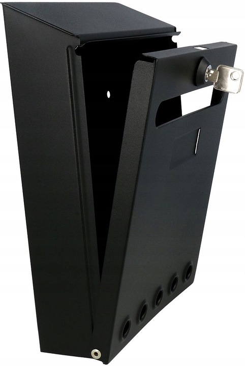 SKRZYNKA POCZTOWA LISTY Z NAPISEM UL NR DOMU CZAR.