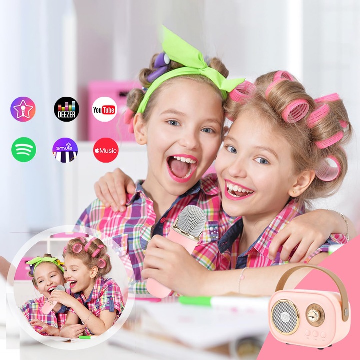 MIKROFON BEZPRZEWODOWY KARAOKE GŁOŚNIK BLUETOOTH C20 PLUS + 2 MIKROFON