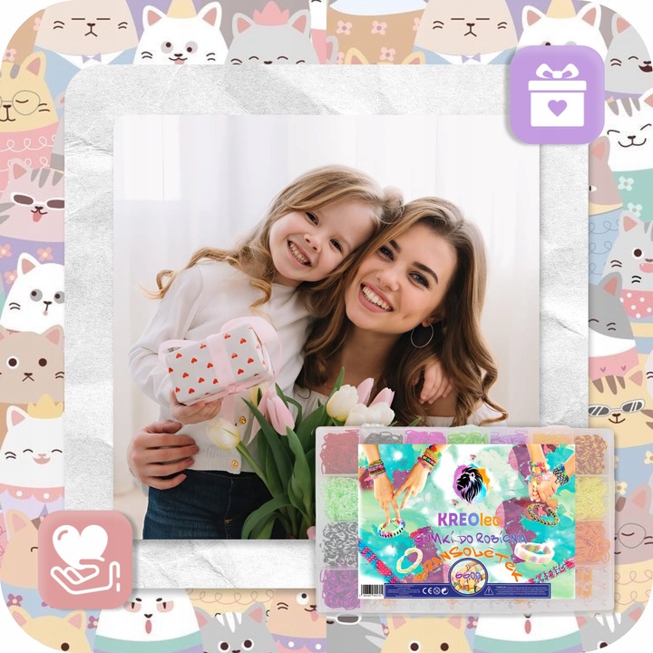 GUMKI DO ROBIENIA BRANSOLETEK DUŻY ZESTAW 6600+ ELEMENTÓW XXL PREZENT