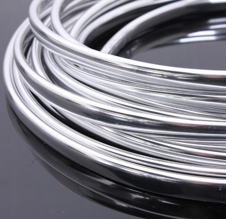 PROFIL OSŁONA KRAWĘDZI DRZWI RANTU TUNINGOWA LISTWA OZDOBNA NA GRILL CHROM