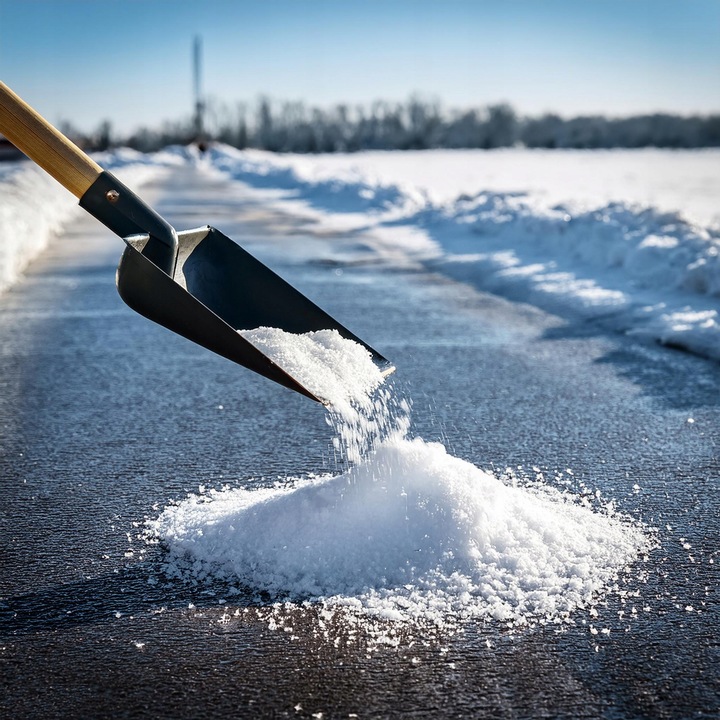 Chlorek Magnezu Sześciowodny Skuteczniejszy Niż Sól Drogowa Bezpieczny 25kg