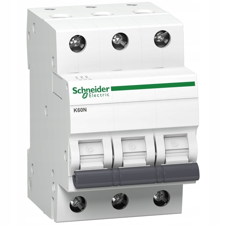 Schneider Wyłącznik Nadprądowy C 16A 6kA AC 3P 3-Fazowy K60N A9K02316