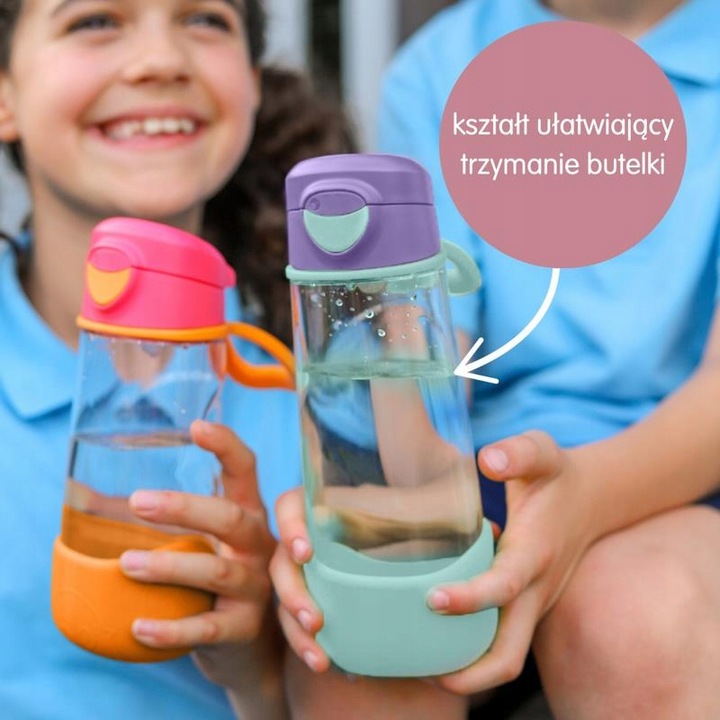 Sportowa butelka tritanowa 450 ml, Lemon Twist, b.box