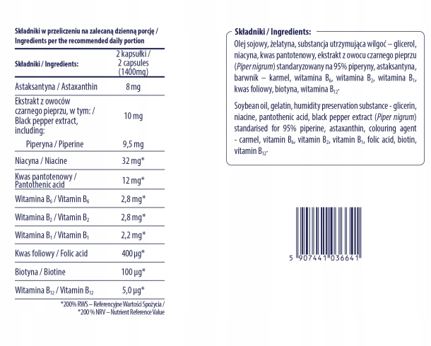 AXANTA 60KAPSUŁEK WSPARCIE UKŁADU IMMUNOLOGICZNEGO