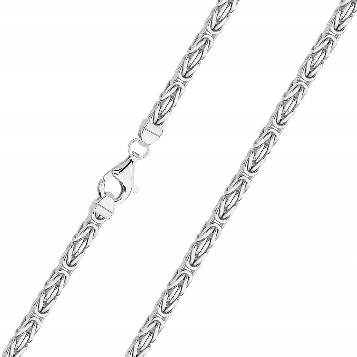Łańcuszek Srebrny Splot Królewski 2,00 mm Pełny Diamentowany pr 925
