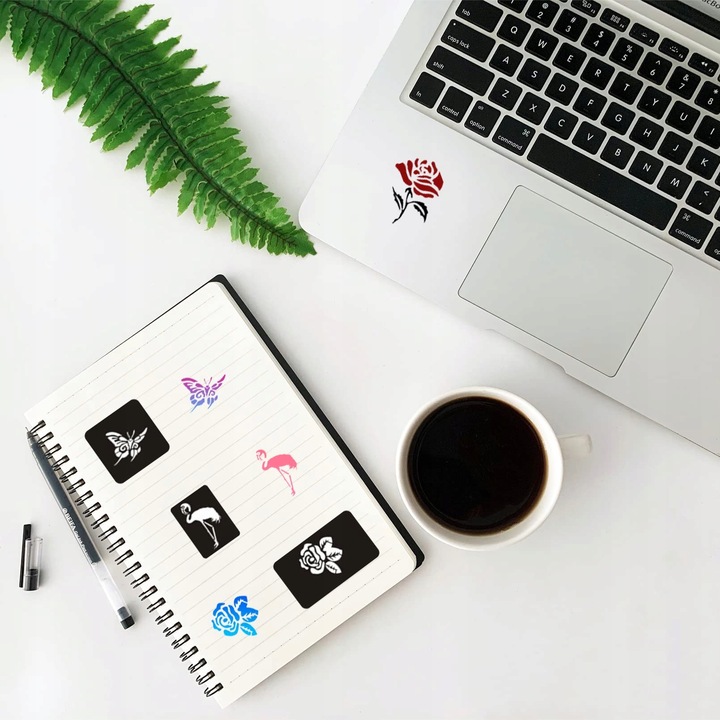 TATUAŻE BROKATOWE SZBLONY PAKIET SZABLONÓW 258szt