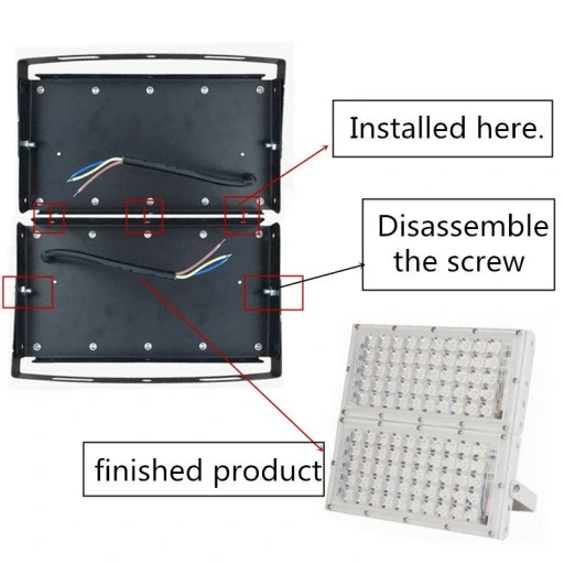 Halogen LED 230V ciepły moc 50W reflektor modułowy