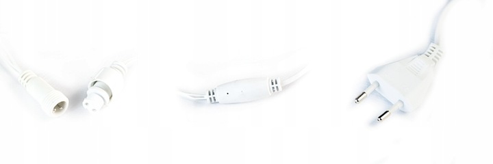 Sople 300LED Lampki Zewnętrzne Białe Niebieski FLASH IP44 ŚWIĄTECZNE 3w1