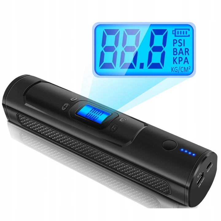 Kompresor Akumulatorowy 150PSI LCD – Pompka na akumulator bezprzewodowa