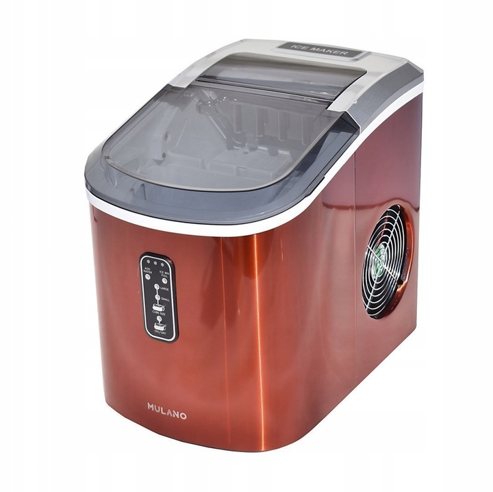 KOSTKARKA DO LODU ICE MAKER BULLET 15 KG POMARAŃCZOWA WYDAJNA MOCNA BAROWA