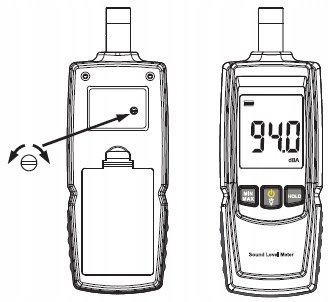 SONOMETR DECYBELOMIERZ CYFROWY MIERNIK NATĘŻENIA POZIOMU DŹWIĘKU HAŁASU LCD