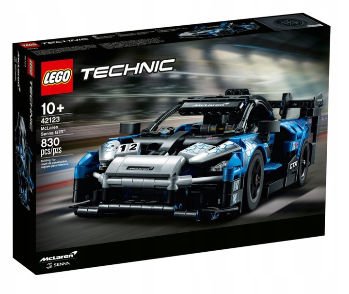 KLOCKI LEGO TECHNIC MCLAREN SENNA GTR SAMOCHÓD AUTO PREZENT