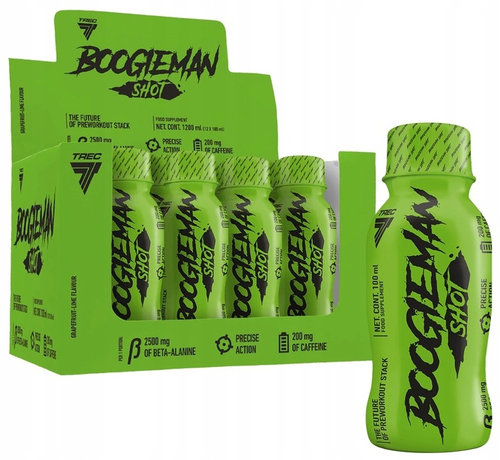TREC BOOGIEMAN 12x 100 ML SHOT PRZEDTRENINGÓWKA