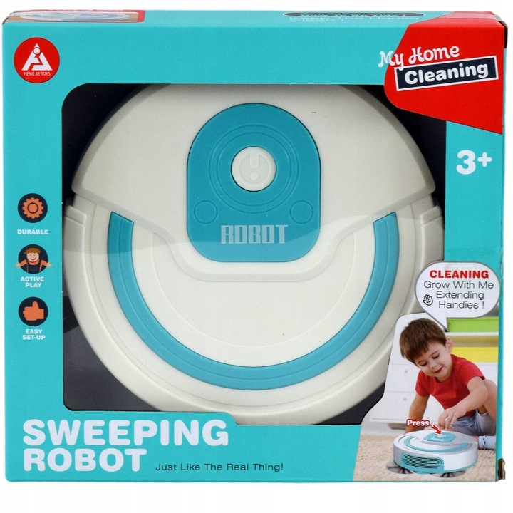 ROBOT INTERAKTYWNY SPRZĄTAJĄCY ODKURZACZ ZAMIATAJĄCY ZABAWKA DLA DZIECKA