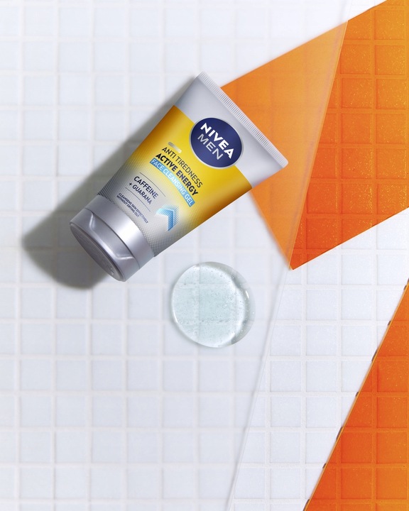 NIVEA MEN Active Energy Żel do mycia twarzy energetyzujący męski 100ml