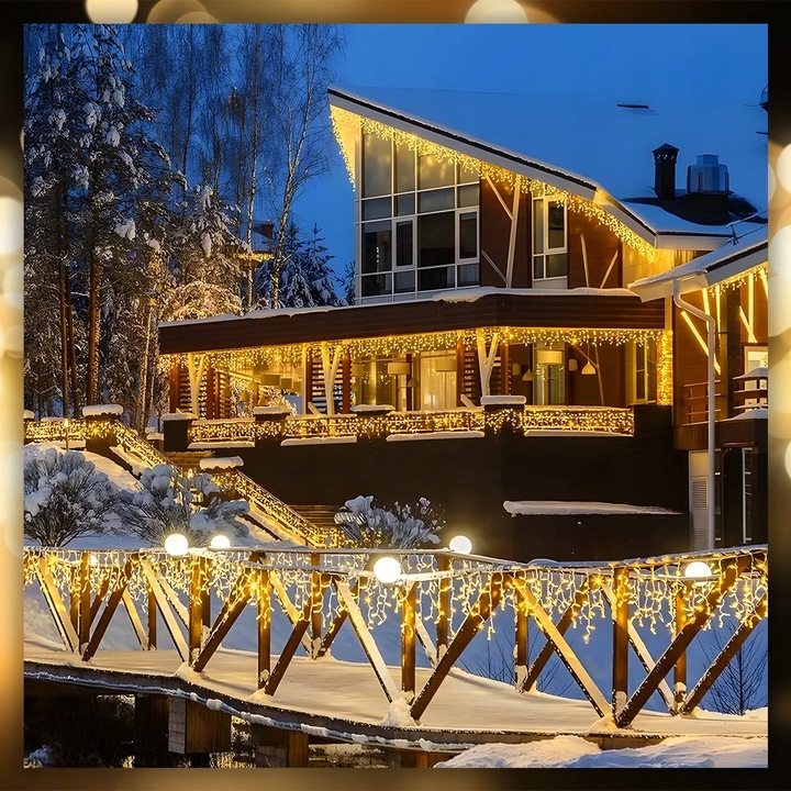 SOPLE LAMPKI CHOINKOWE 300 LED 14,5 M ZEWNĘTRZNE ŚWIĄTECZNE ŚWIATEŁKA FLASH