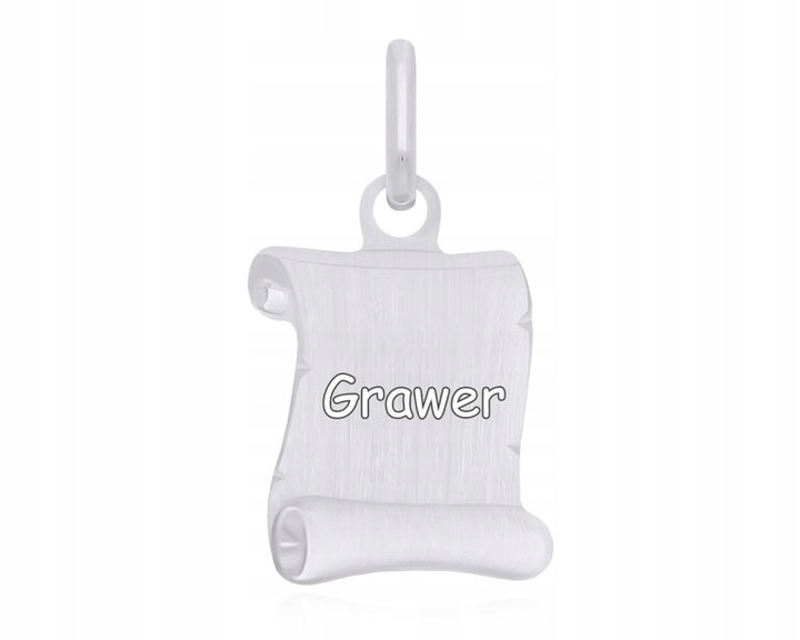 ŁAŃCUSZEK SREBRNY DLA DZIEWCZYNKI MEDALIK MATKA BOSKA + GRAWER dł.42 cm 925