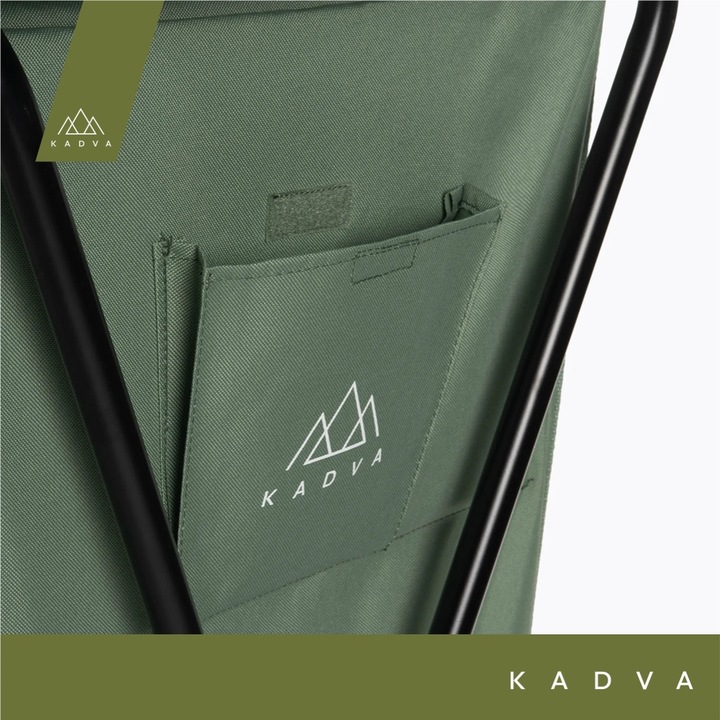 Szafka turystyczna KADVA CAMPshelf 13 zielony OS Aluminiowa powierzchnia