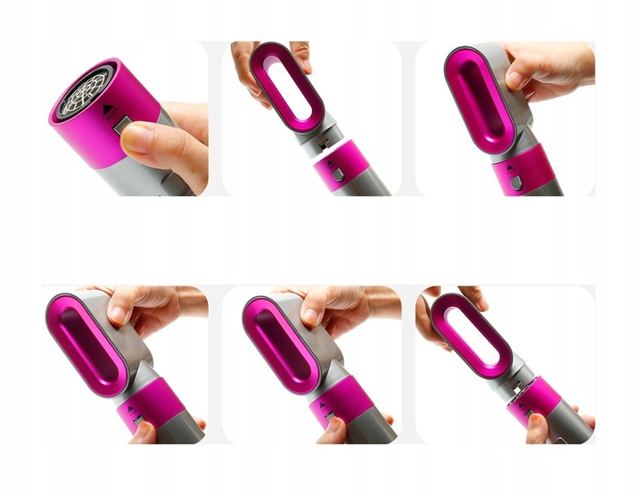 Lokówko-suszarka 5 w 1 szczotka do stylizacji włosów lokówka do włosów