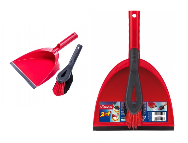 Szufelka ze zmiotką 2w1 Vileda