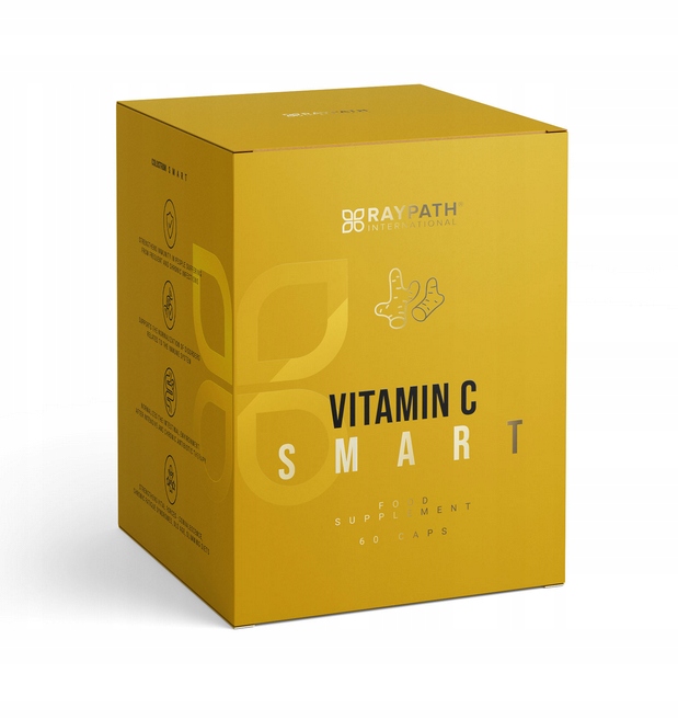 RAYPATH VITAMIN C SMART Witamina C Dzika Róża Imbir Kurkuma 60 kapsułek