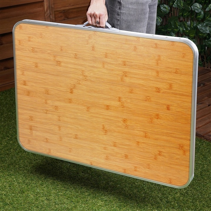 Meble TURYSTYCZNE ogrodowe kempingowe balkonowe stół + 4x krzesła składane