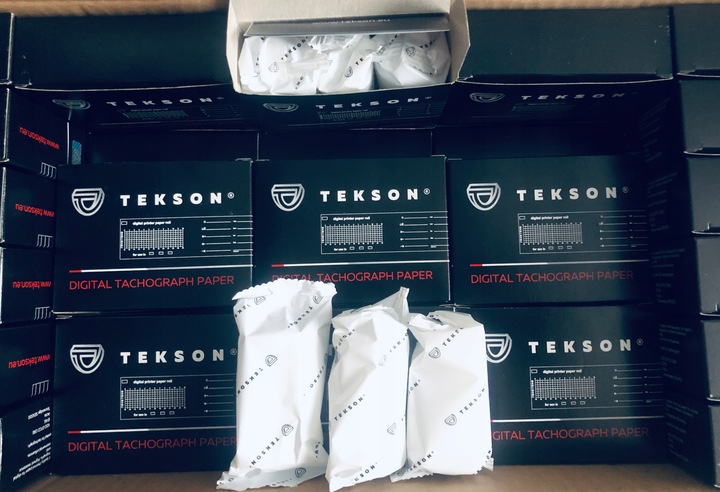 Papier do Tachografów - Tekson - 30 szt