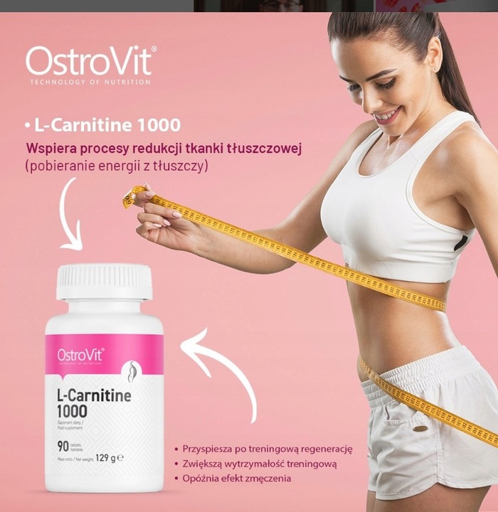 OSTROVIT AQUA KICK L-CARNITINE NATURALNA REDUKCJA TKANKI TŁUSZCZOWEJ CHERRY